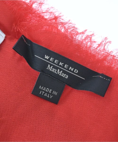 Max Mara（マックスマーラ）ストール 赤 サイズ:- レディース/2200663363186