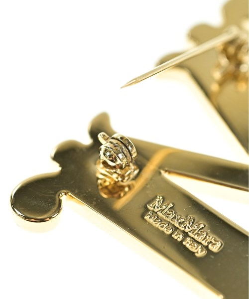 Max Mara（マックスマーラ）ブローチ・コサージュ ゴールド サイズ:- レディース/2200663363278