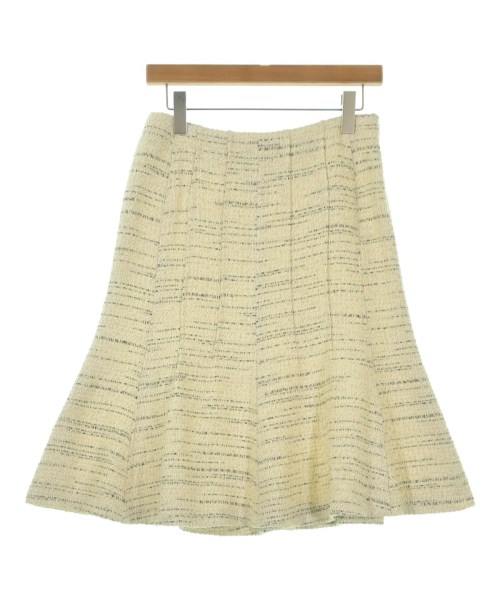Max Mara(マックスマーラ)ひざ丈スカート 白 サイズ:36(XS位)/2200664049041
