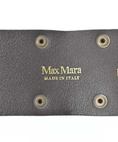 Max Mara（マックスマーラ）ベルト 茶 サイズ:M レディース/2200729397124