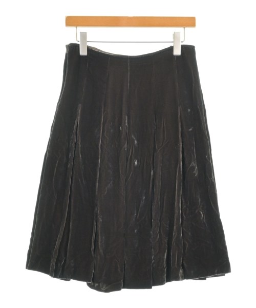 Max Mara（マックスマーラ）ひざ丈スカート 茶 サイズ:40(M位) レディース/2200732969028