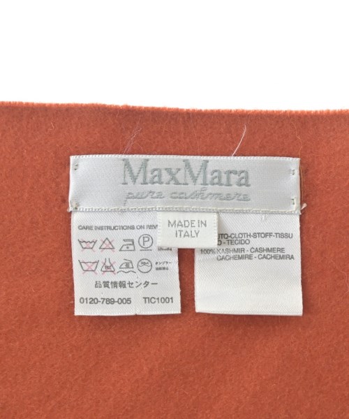 Max Mara（マックスマーラ）マフラー オレンジ サイズ:- レディース/2200733752070