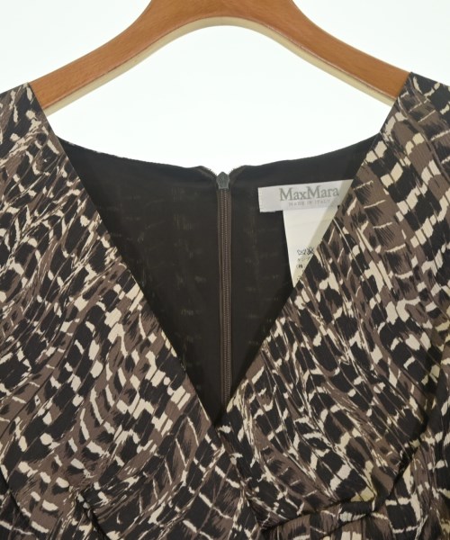 Max Mara（マックスマーラ）ワンピース 茶 サイズ:-(M位) レディース/2200734707048