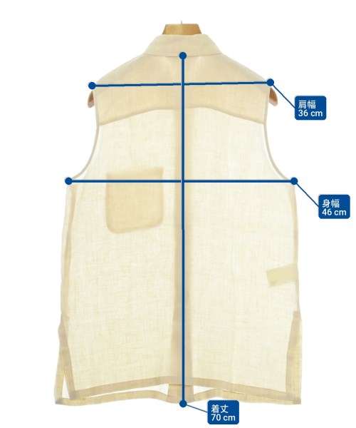 Max Mara（マックスマーラ）ノースリーブ ベージュ サイズ:40(M位) レディース/2200735636064
