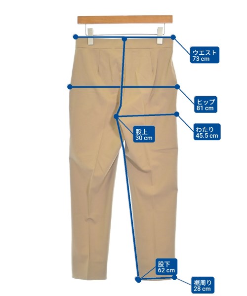 Max Mara（マックスマーラ）スラックス ベージュ サイズ:34(XXS位) レディース/2200718522063