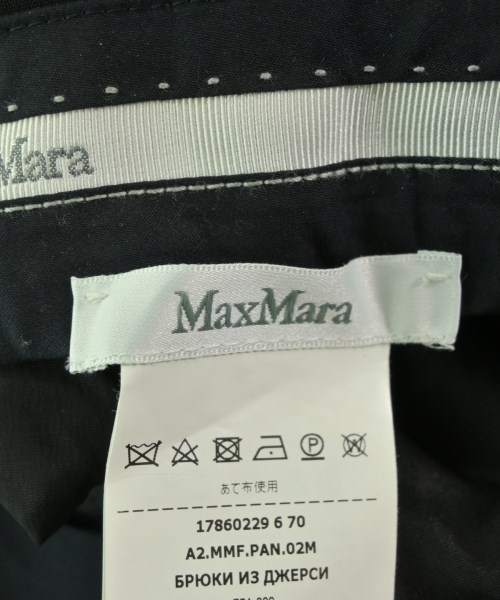 Max Mara（マックスマーラ）スラックス 黒 サイズ:38(S位) レディース/2200722460344