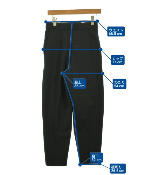 Max Mara（マックスマーラ）スラックス 黒 サイズ:38(S位) レディース/2200722460344