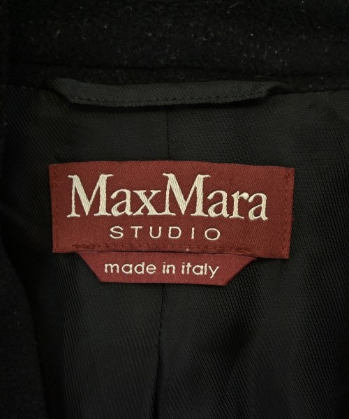 Max Mara（マックスマーラ）ステンカラーコート 黒 サイズ:38(S位) レディース/2200723056027