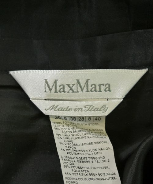 Max Mara（マックスマーラ）ひざ丈スカート 黒 サイズ:40(M位) レディース/2200724143061