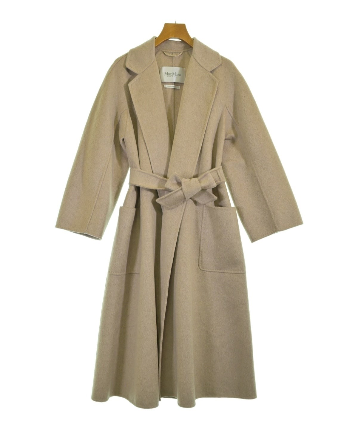 MaxMara マックスマーラ ステンカラーコート ベージュ 38サイズ 比翼 Max Mara（マックスマーラ）ステンカラーコート ベージュ サイズ:38(S