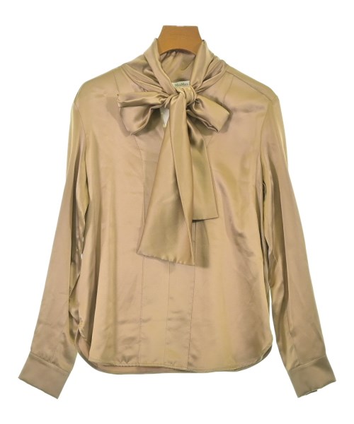 Max Mara(マックスマーラ)ブラウス ベージュ サイズ:38(S位)/2200658627064