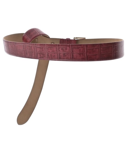 Max Mara（マックスマーラ）ベルト 赤 サイズ:S レディース/2200682353274