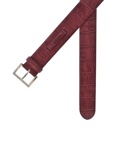Max Mara（マックスマーラ）ベルト 赤 サイズ:S レディース/2200682353274