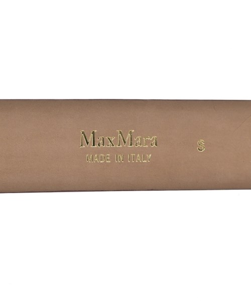 Max Mara（マックスマーラ）ベルト 赤 サイズ:S レディース/2200682353274