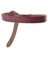 Max Mara（マックスマーラ）ベルト 赤 サイズ:S レディース/2200682353274