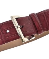 Max Mara（マックスマーラ）ベルト 赤 サイズ:S レディース/2200682353274