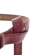 Max Mara（マックスマーラ）ベルト 赤 サイズ:S レディース/2200682353274