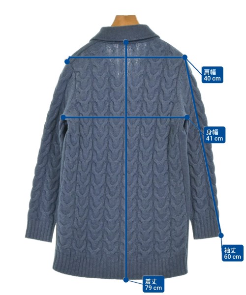 Max Mara（マックスマーラ）テーラードジャケット 青 サイズ:XS レディース/2200678837061