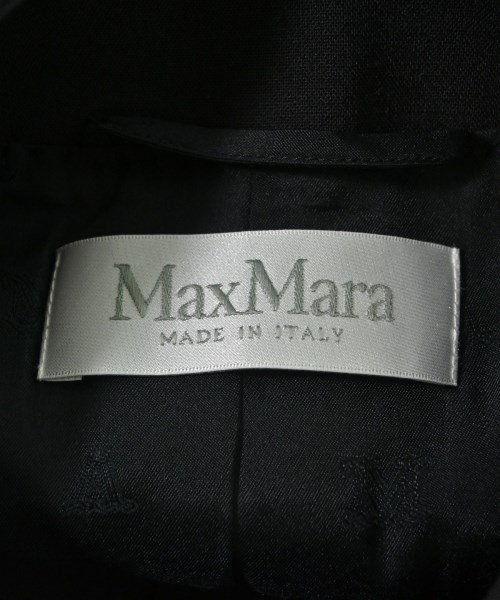 Max Mara（マックスマーラ）ノーカラージャケット 黒 サイズ:36(XS位) レディース/2200678837122