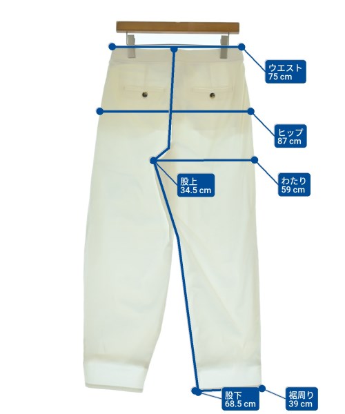 Max Mara（マックスマーラ）チノパン 白 サイズ:42(M位) レディース/2200679238102