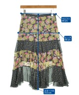 Max Mara（マックスマーラ）ひざ丈スカート グレー サイズ:38(S位) レディース/2200687073108