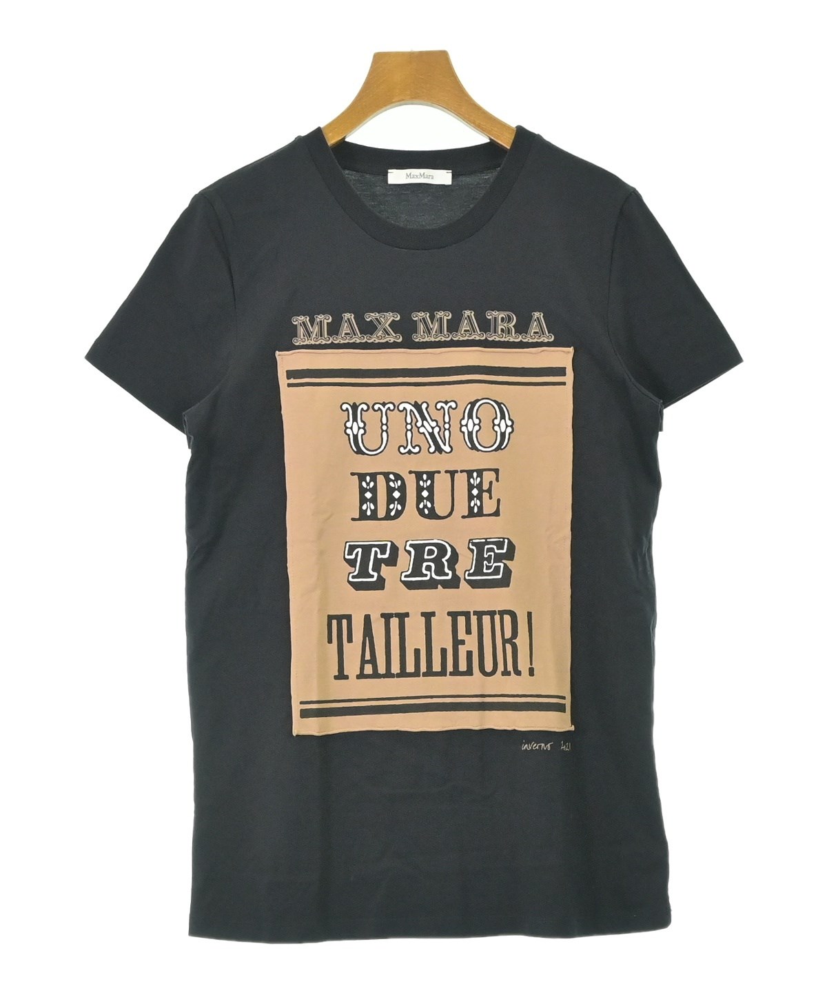 Max Mara（マックスマーラ）Tシャツ・カットソー 黒 サイズ:M