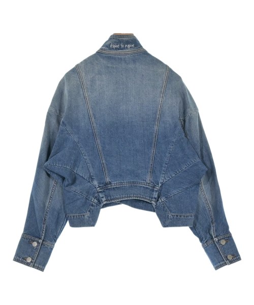 SPORTMAX（スポーツマックス）ノーカラージャケット 青 サイズ:38(S位) レディース/2200639829067