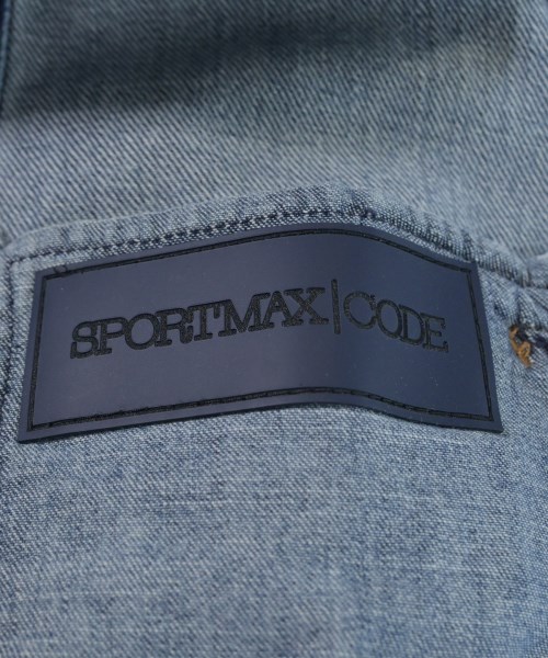SPORTMAX（スポーツマックス）ノーカラージャケット 青 サイズ:38(S位) レディース/2200639829067