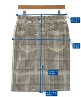 SPORTMAX（スポーツマックス）ひざ丈スカート 茶 サイズ:36(XS位) レディース/2200629782013
