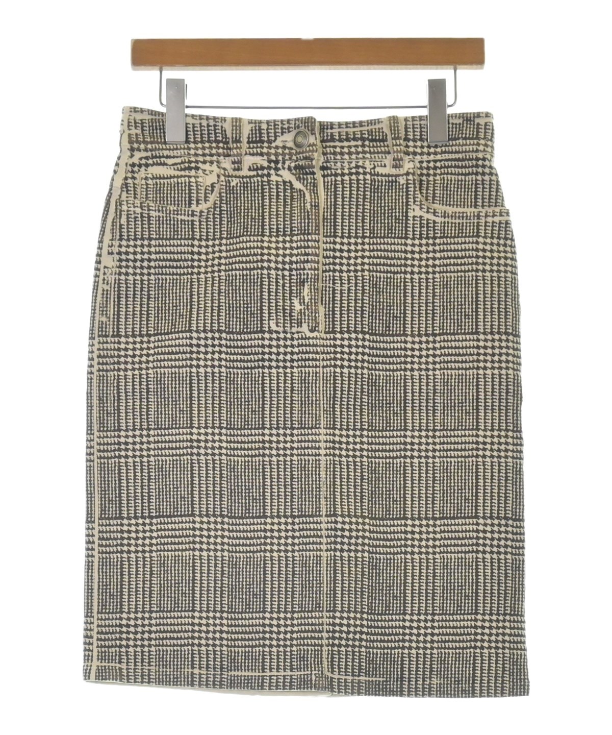 SPORTMAX（スポーツマックス）ひざ丈スカート 茶 サイズ:36(XS位