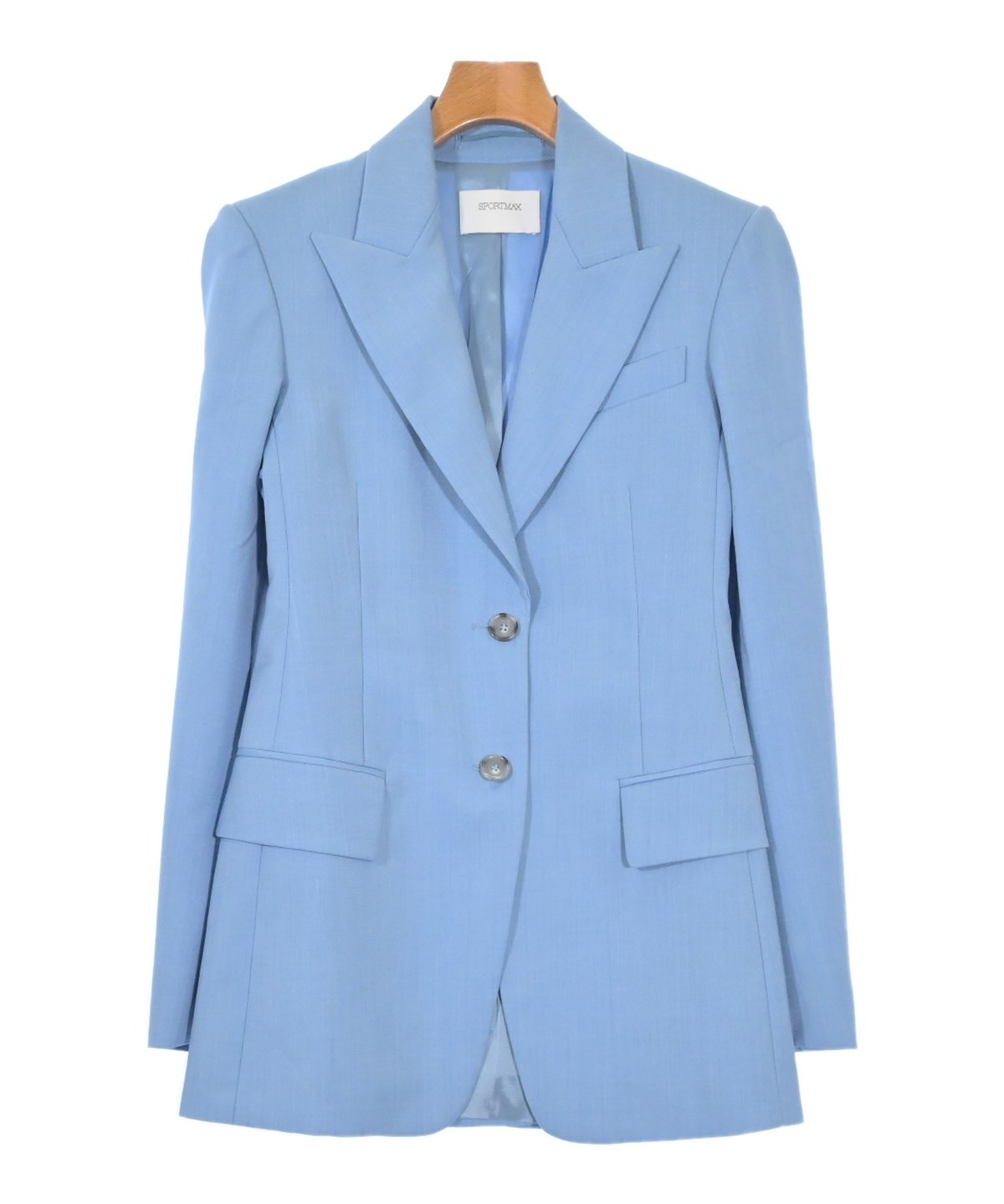 SPORTMAX（スポーツマックス）テーラードジャケット 青 サイズ:38(S位 