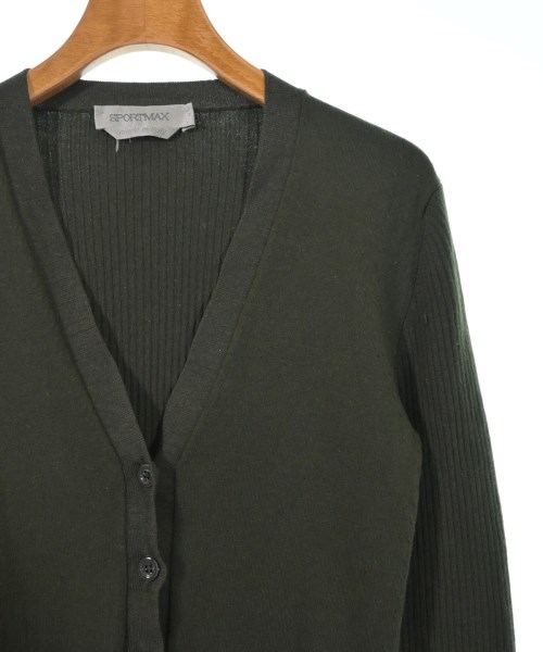 SPORTMAX（スポーツマックス）カーディガン カーキ サイズ:-(S位) レディース/2200626864385