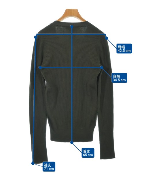 SPORTMAX（スポーツマックス）カーディガン カーキ サイズ:-(S位) レディース/2200626864385