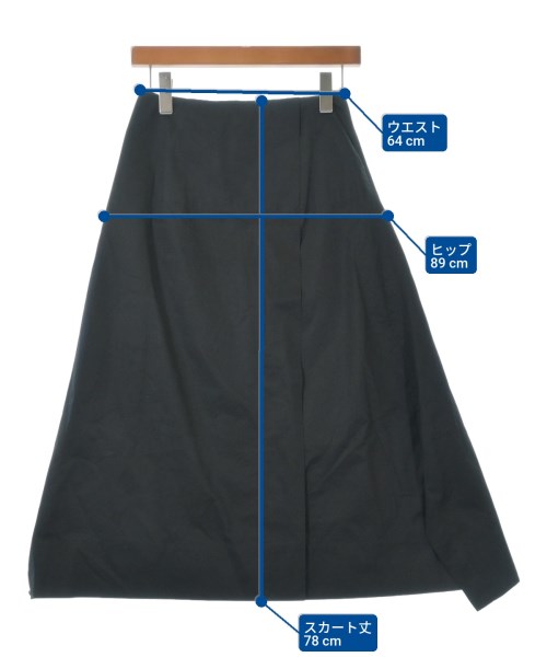 SPORTMAX（スポーツマックス）ロング・マキシ丈スカート 黒 サイズ:36(XS位) レディース/2200623987049