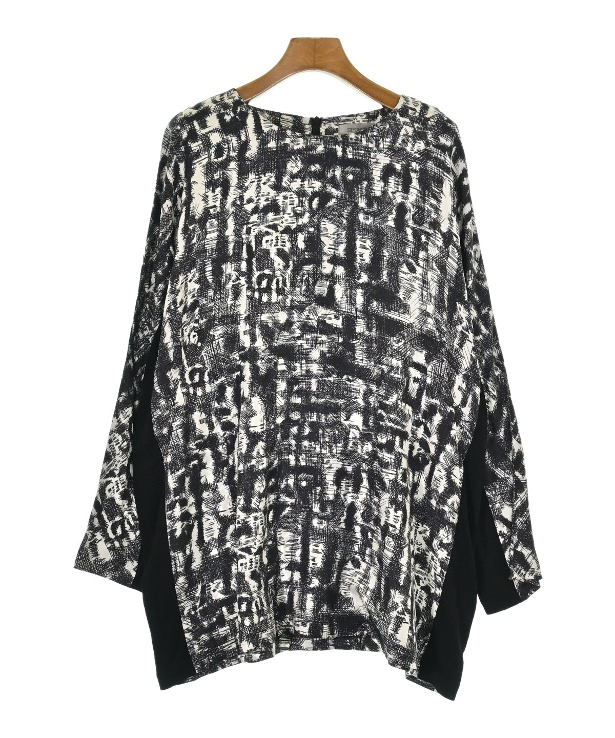 SPORTMAX スポーツマックス ブラウス XL 黒 【古着】【中古】【送料無料】 SPORTMAX（スポーツマックス）ブラウス 黒 サイズ:XL レディース