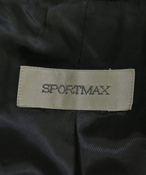 SPORTMAX（スポーツマックス）チェスターコート 黒 サイズ:38(S位) レディース/2200672168017
