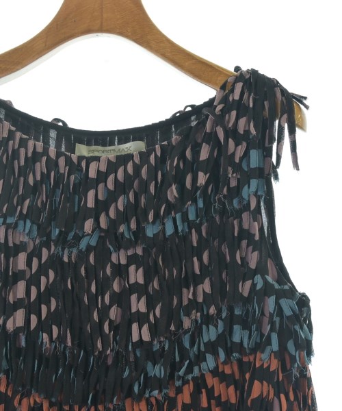 SPORTMAX（スポーツマックス）ワンピース 黒 サイズ:40(M位) レディース/2200682039031