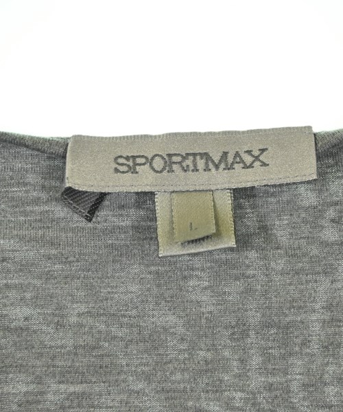 SPORTMAX（スポーツマックス）Tシャツ・カットソー グレー サイズ:L レディース/2200677871165