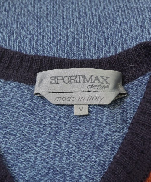 SPORTMAX（スポーツマックス）ベスト 青 サイズ:M レディース/2200694774784