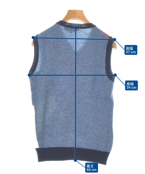 SPORTMAX（スポーツマックス）ベスト 青 サイズ:M レディース/2200694774784