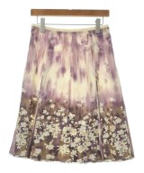 SPORTMAX（スポーツマックス）ひざ丈スカート 紫 サイズ:42(M位) レディース/2200694774920