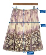 SPORTMAX（スポーツマックス）ひざ丈スカート 紫 サイズ:42(M位) レディース/2200694774920