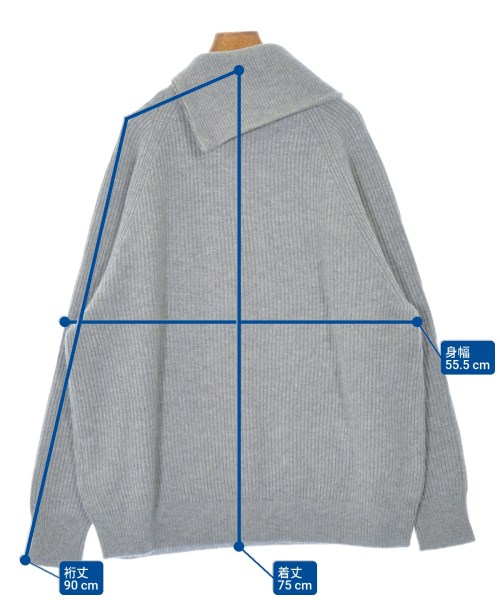 SPORTMAX（スポーツマックス）ニット・セーター グレー サイズ:S レディース/2200655264019