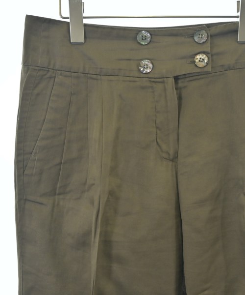 SPORTMAX（スポーツマックス）クロップドパンツ 茶 サイズ:42(M位) レディース/2200715880012