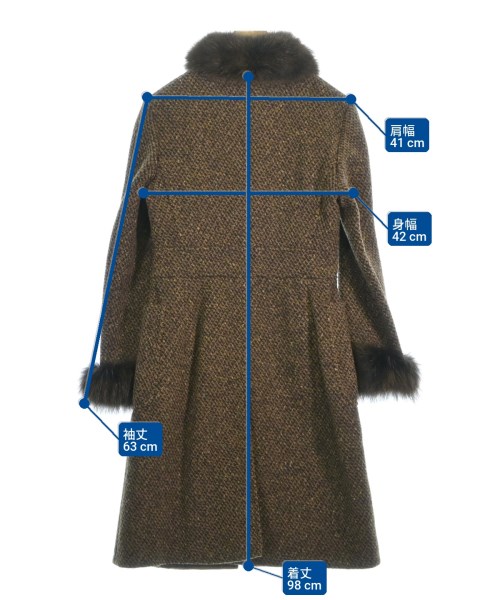SPORTMAX（スポーツマックス）ステンカラーコート 茶 サイズ:36(XS位) レディース/2200718287016