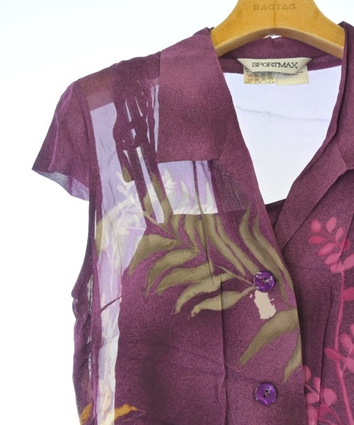 SPORTMAX（スポーツマックス）ワンピース 紫 サイズ:38(S位)/40(M位) レディース/2200631048121