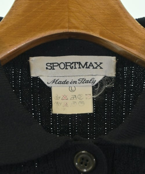 SPORTMAX（スポーツマックス）カーディガン 黒 サイズ:L レディース/2200638793062