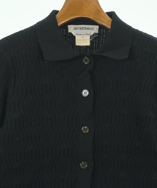 SPORTMAX（スポーツマックス）カーディガン 黒 サイズ:L レディース/2200638793062