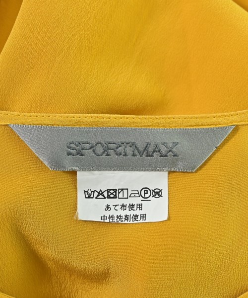 SPORTMAX（スポーツマックス）ブラウス 黄 サイズ:F レディース/2200641993336