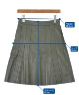 SPORTMAX（スポーツマックス）ひざ丈スカート カーキ サイズ:38(S位) レディース/2200705747035